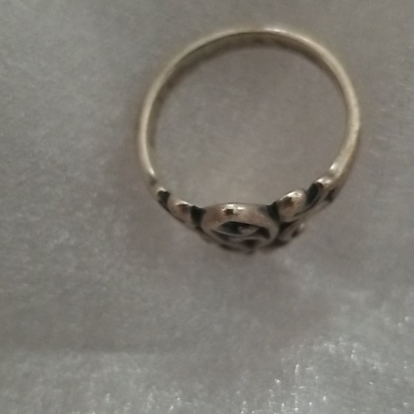 James Avery Sterling Silver Scrolled Ichthus Ring - Picture 3 of 3